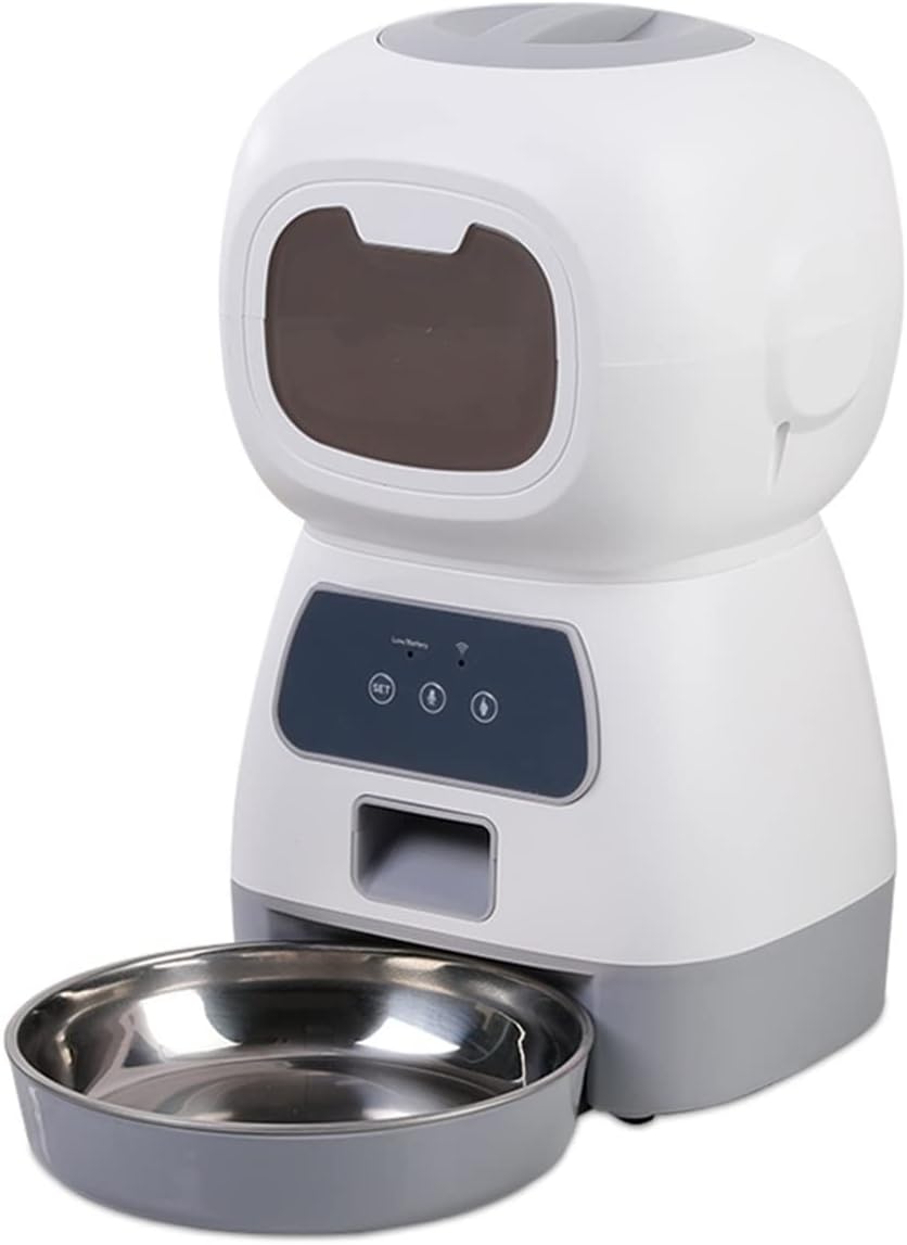 3.5L Automatic Pet Feeder Smart Food Dispenser for Cats Dogs Timer Stainless Steel Bowl Auto Dog Cat Pet Feeding Pet Supplies