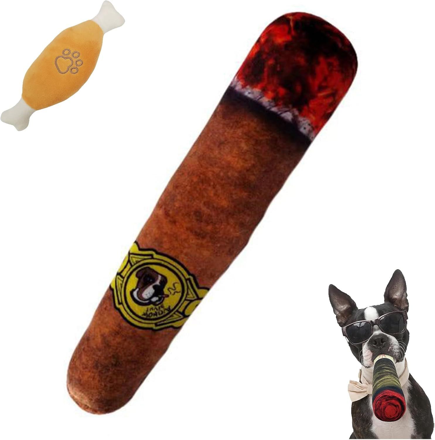 Handsome Dog Cigar Toy