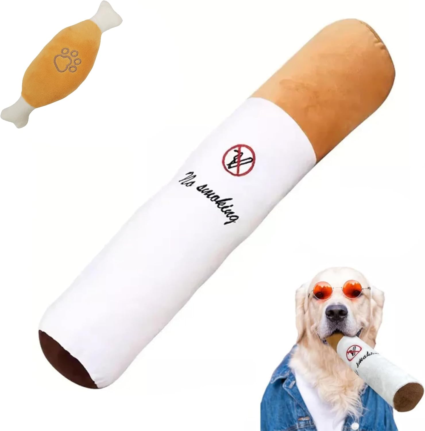 Handsome Dog Cigar Toy