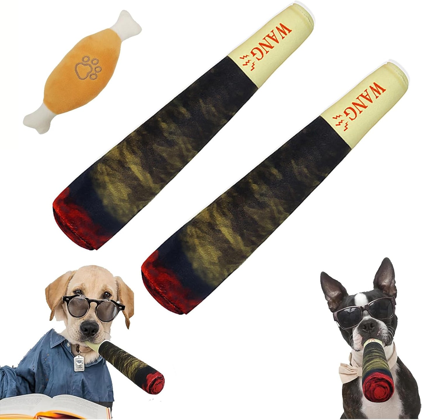 Handsome Dog Cigar Toy