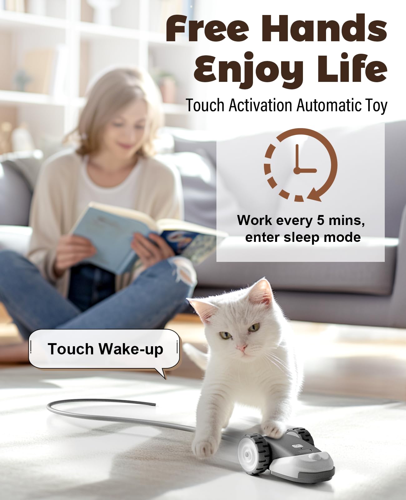 Interactive Cat Chase Toy