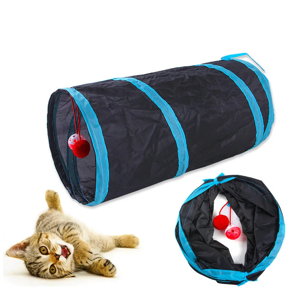 Foldable Cat Play Tunnel