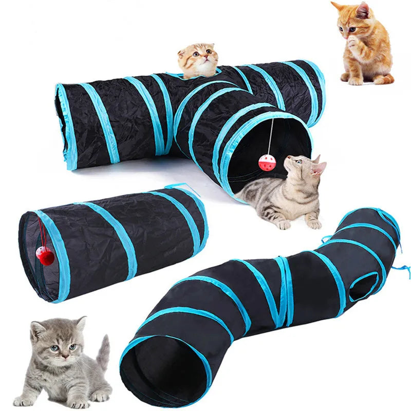 Foldable Cat Play Tunnel