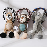 Squeaky Pet Plush Chew Toys