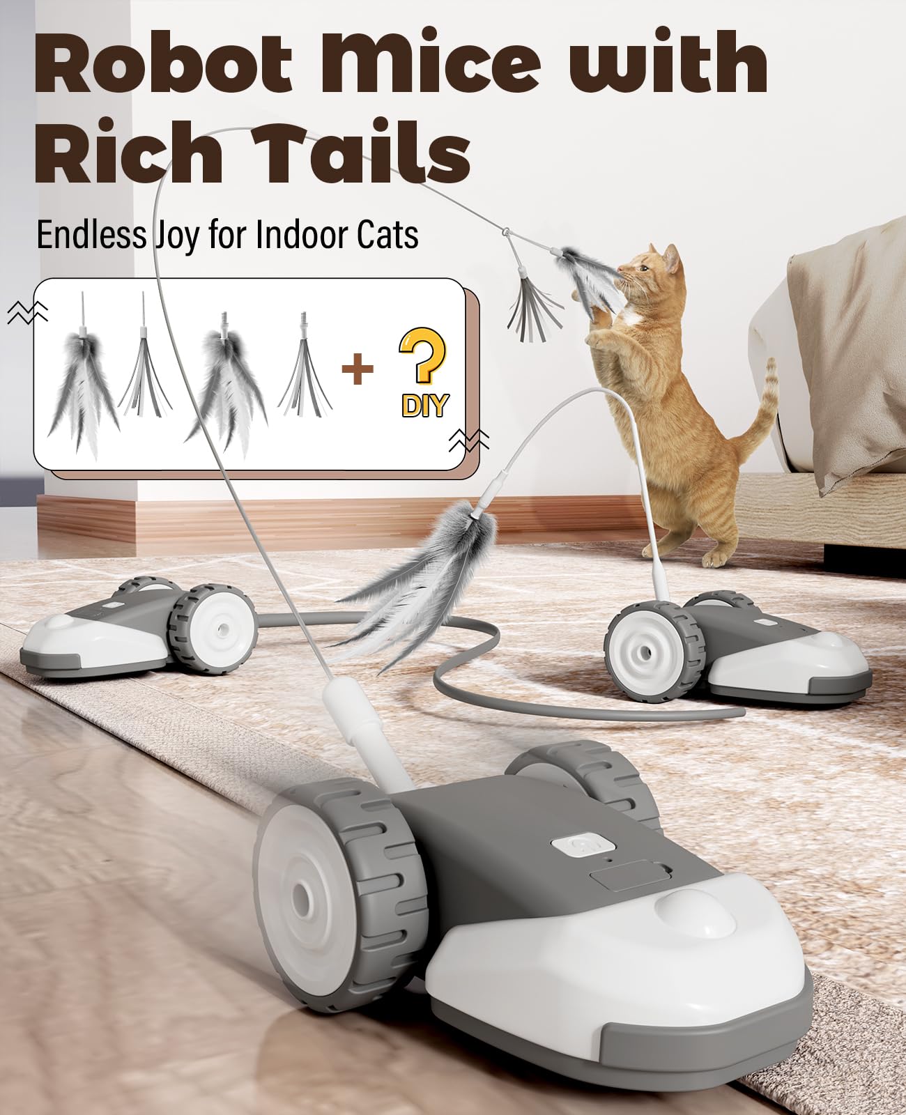 Interactive Cat Chase Toy