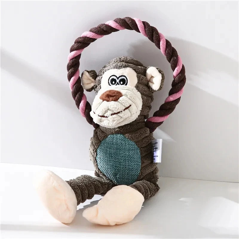 Squeaky Pet Plush Chew Toys